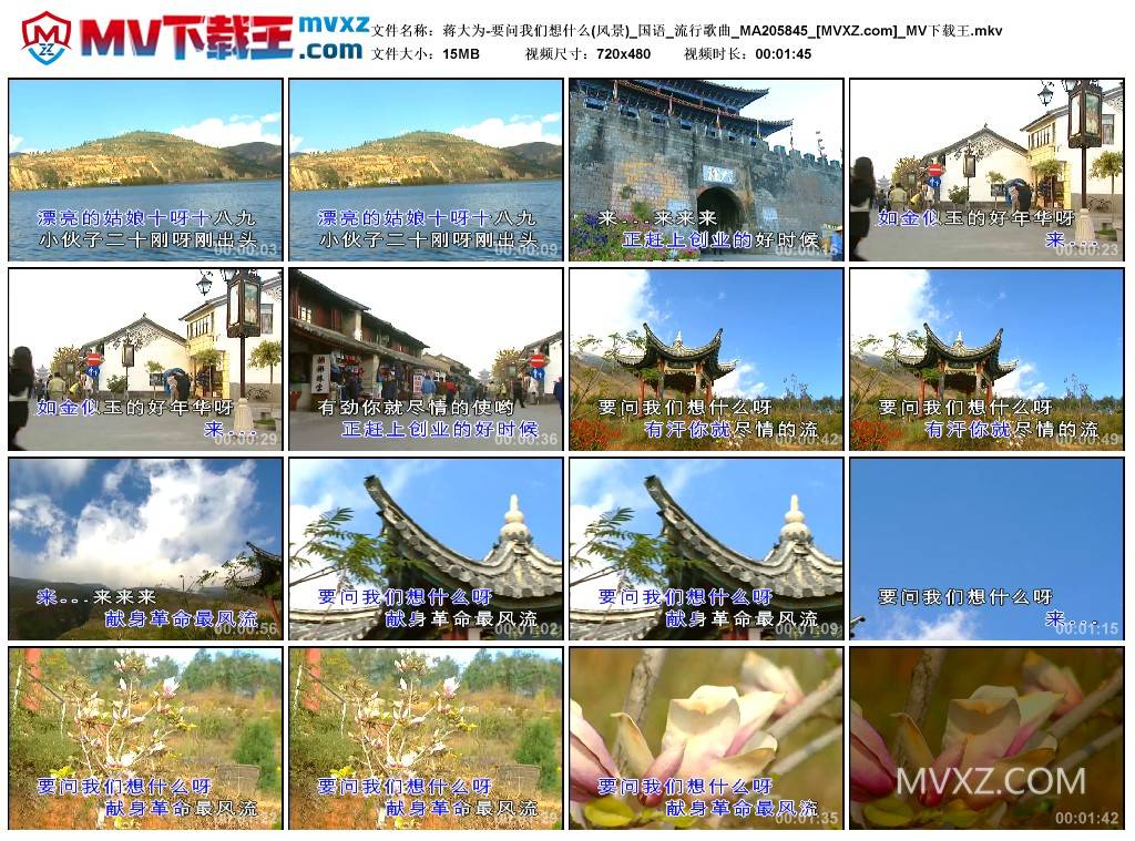 蒋大为-要问我们想什么(风景)_国语_流行歌曲_MA205845